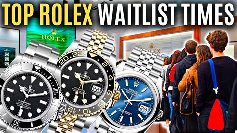 rolex waitlist times